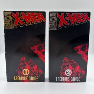 Marvel X-Men Creators Choice VHS Vol 1 & 2 Pizza Hut Promo‎ Comic Card 1993 Set